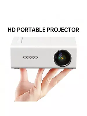 Portable Projector Mini Projector Home Theater Movie- White Color • $32.99