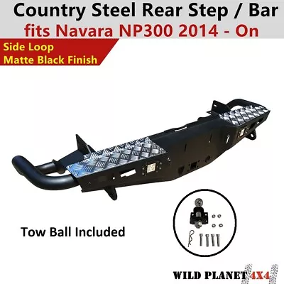 Rear Bar With Towball Fit Nissan Navara NP300 D23 2014-On Step Protection Bumper • $544.50