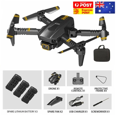 $42.80 • Buy HD Camera Drones WiFi FPV Foldable RC Quadcopter Pro 5G 4K GPS Drone 3 Batteries