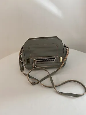 Botkier Gray Pebbled Leather Crossbody Handbag • $24.99