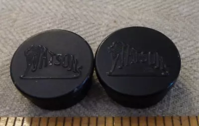 Pair Watson Microscope Eyepiece Dust Caps • £15