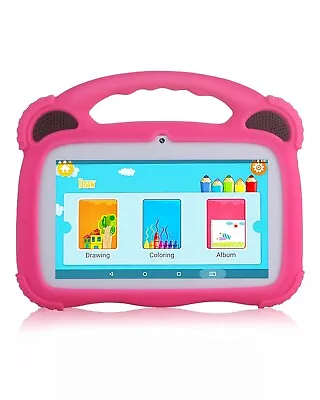 Kids Tablet 7 Inch Android 12.0 Tablet For Kids 32GB WiFi Tablet BT Bundle Case • $34.99