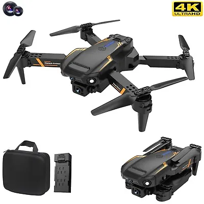 $72.51 • Buy Mini Drone 4K HD Dual Camera Foldable RC Helicopter Wifi Photography For Adult