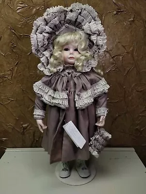 Vlasta Pat Thompson Porcelain Doll Katcha Ltd Ed 94/200 TAG SIGNED BY PAT • $299.99