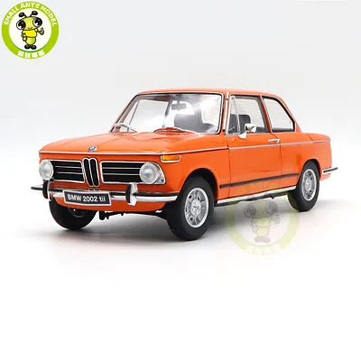 1/18 BMW 2002 Tii Orange KYOSHO 08543 Diecast Model Car Gifts For Friends • $186.15