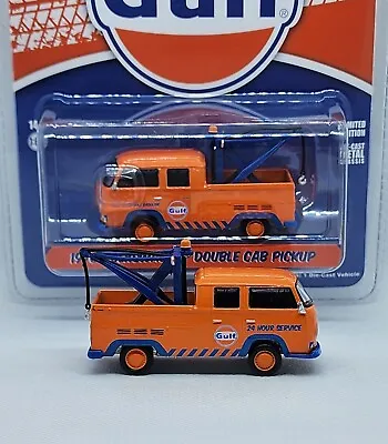 Greenlight Hobby Exclusive Gulf Oil 1970 Volkswagen Double Cab Tow Truck!!! • $10.99