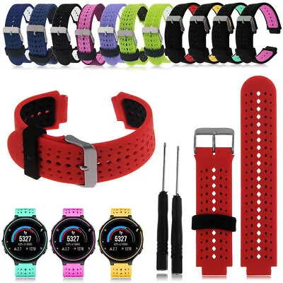 Band Sports For Garmin Forerunner 220/230/235/630/620/735XT Silicone Wrist Strap • $5.49