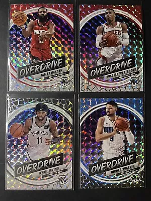 2019 Mosaic Overdrive Lot Westbrook Harden Irving Houston Rockets Brooklyn Nets • $12.99