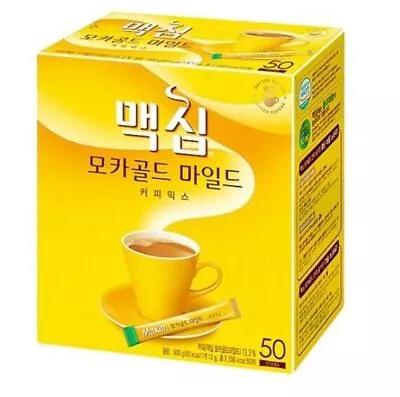 Maxim Mocha Gold Mild 50 Sticks Korea Instant Coffee Mix 1 Box • $42.27