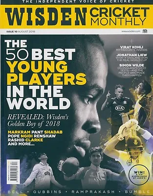 £5.50 • Buy Wisden Cricket Monthly Magazine - Issue 10 Aug 2018 (5022)