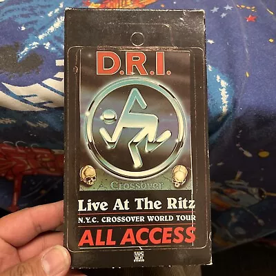 D.R.I.-Live At The Ritz 1988 Vhs/Nuclear Assault-Handle With Care 1989 Vhs • $30