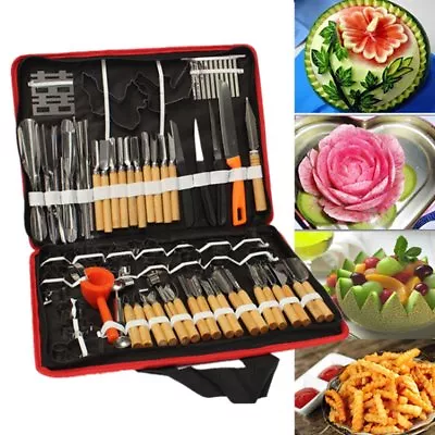 80 Piece Vegetable And Fruit Carving Tool Set Suitable For Kitchen Use • $29.99