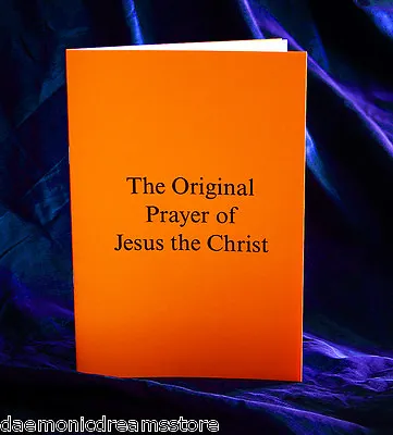 £26.70 • Buy THE ORIGINAL PRAYER OF JESUS THE CHRIST.  Finbarr Occult  Magick. Bible  White