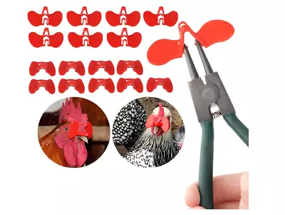Pinless Peepers For Chickens Blinders With Pliers Set Pheasant Blinders Chic • $16.90