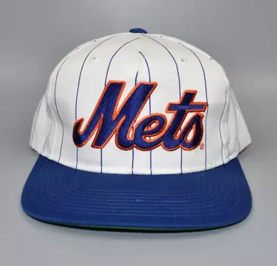 New York Mets Vintage Starter Pinstripe Snapback Cap Hat • $129.95
