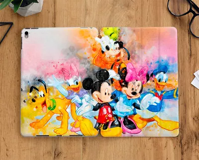 Mickey Mouse And Co Watercolor IPad Case With Display Screen For All IPad Models • $35.99