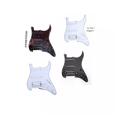 £31.76 • Buy Musiclily 11 Hole HSS Prewired Loaded Pickguard For Fender Squier Strat Guitar