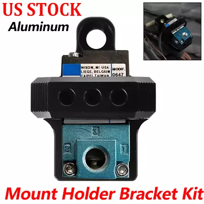 US For MAC AEM 3 Port Boost Controller Solenoid Valve Mount Holder Bracket Kit • $20.99