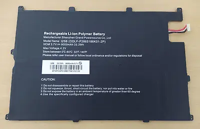 Linx 12X64 Tablet Replacement BATTERY PACK 33.3wH 9000MAH 3.7V TESTED WORKING • £16.99