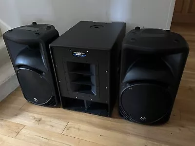 £1399 • Buy Mackie Srm450 V3 3000 Watts Powered Pa System Inc Swa1501 Bass Bin