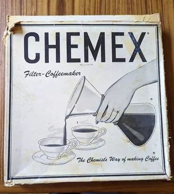CHEMEX Bonded Coffee 65+ Filters In Original Box Vintage 1969 • $18.99