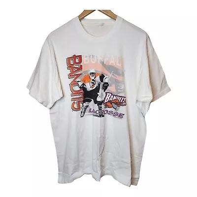 Vintage 90s Buffalo Bandits Shirt 1998 Lacrosse Size XL  • $97.37