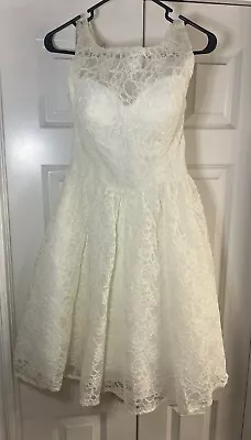 Mori Lee By Madeline Gardner Wedding Dress Short • $85