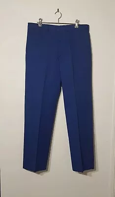 JD UNIFORMS Vintage Blue Mens Pants  5- 86 R Waist 86 Cm Regular  Excellent Cond • $40