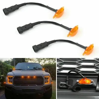 3X Bumper Grille LED Light Grill For Ford F-150 F150 2015 - 2019 Raptor Style • $20.66