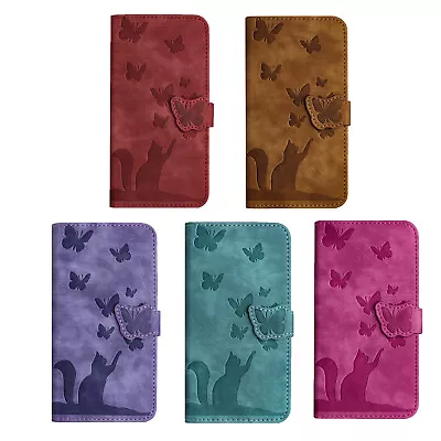 Flip Stand Printing Cat Butterfly Phone Case For Redmi Note 12S 11 Pro 10 9 8 9T • $10.99