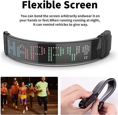 Smart Lighting Strip LED Bluetooth Headband Armband APP Control Flexible Panel • $6.99