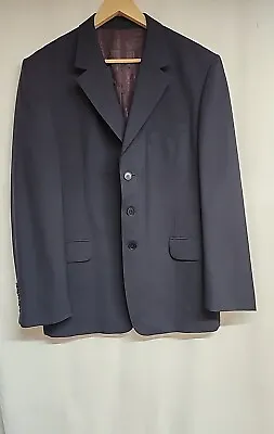 Paul Smith London Men's Navy 3 Button Wool Jacket Blazer Size 42 R • $45