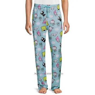 Sanrio Hello Kitty & Friends Mens Pajama Pants Size S M L XL 2XL Sleep Women NWT • $24.50