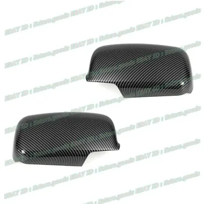 Glossy Black Carbon Fiber Trim For 02-06 Mitsubishi Lancer EVO Side Mirror Cover • $50