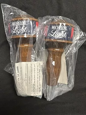 Vintage Wooden Michelob Light Beer Tap Handle New With Original Plastic + Card • $29.98