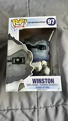 Overwatch Winston Figure Funko Pop Vinyl 6” #97 • $20