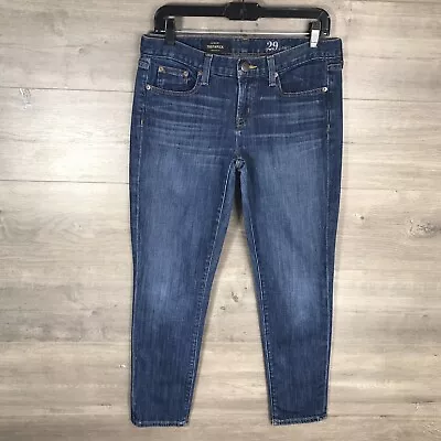 J. Crew Women's Size 29 Ankle Toothpick Skinny Jeans 28  Inseam Cotton Blend • $24.99