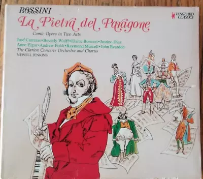 Rossini La Pietra Del Paragone 3 CD Set Jose Carreras Newell Jenkins Vanguard • $7.99