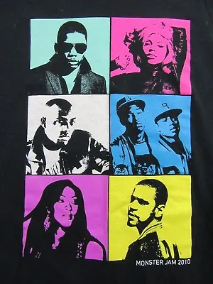 Monster Jam 2010 94.5 JAM'N TD Garden Minaj Nelly B.O.B. Hip Hop T Shirt Size XL • $23.99