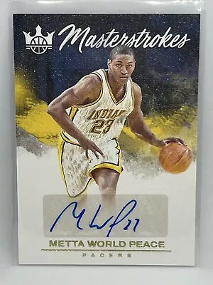 Ron Artest- Metta World Peace 2023-24 Court Kings Masterstrokes Autograph #54/99 • $34