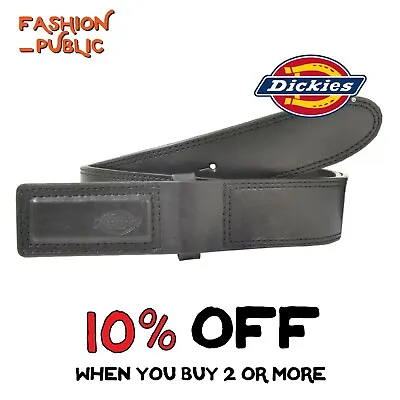 Dickies Belt Mechanics Industrial Strength Belt Genuine Leather Covered Buckle • $19.95