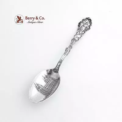 Salt Lake City Souvenir Spoon Mormon Temple Bowl Sterling Gorham • $80.75