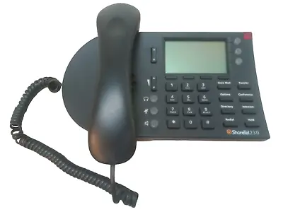$12.99 • Buy ShoreTel 230 3-Line 10/100 Business IP Desk Phone In Black | Tested + Working