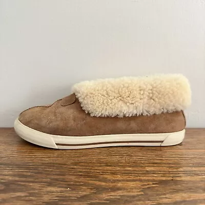 UGG Australia Lexi Fold Over Shearling Lined Booties Chestnut Style 1870 Size 9 • $34.95