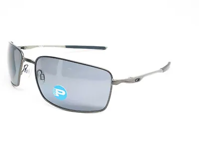 Oakley Sunglasses Sport Square Wire Carbon W/Gray Polarized OO4075-04 • £149.40