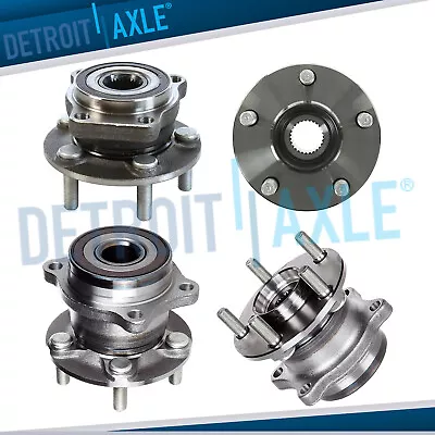 $192.71 • Buy Front & Rear Wheel Hub & Bearings For 2009 2010 2011 2012 2013 Subaru Forester