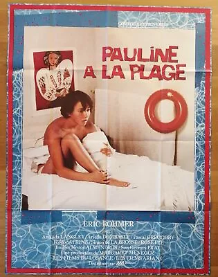 PAULINE A LA PLAGE Eric Rohmer Original LARGE French Movie Poster  • $100