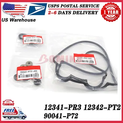 For Honda Civic Integra DOHC V-TEC ITR B-Series New Set Valve Cover Gasket Kit • $17.46