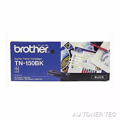 Brother Genuine TN150BK BLACK Toner Cartridge DCP9040CN HL4040CN MFC9450CDN • $151.01