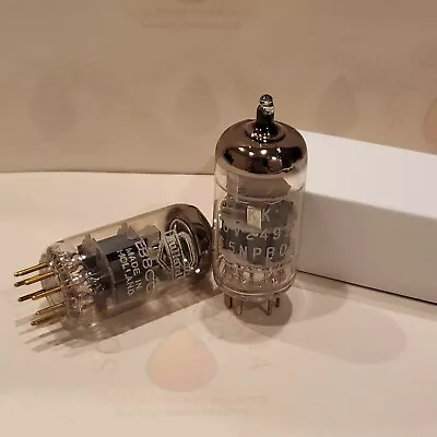 Mullard E88CC CV2492 Tubes Matched Pair - Holland 1963/65 - Near NOS • $264